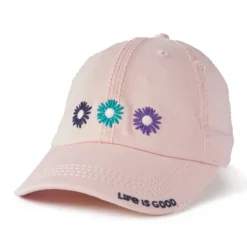 Three Painted Daisies Sunwashed Chill Cap
