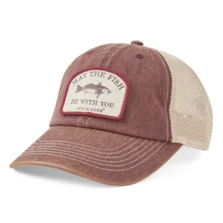 Fish Be With You Old Favorite Mesh Back Cap -One Family Clothing Fish be With You Old Favorite Mesh Back Cap 88607 3 lg