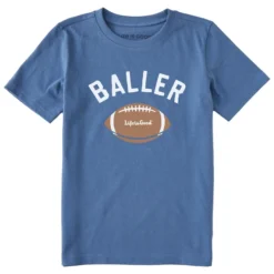 Kids Baller FootballCrusher Tee