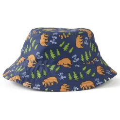 Kids Bear Pattern Made In The Shade Bucket Hat