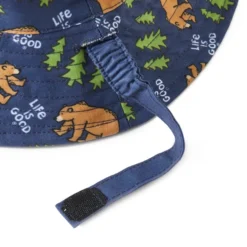 Kids Bear Pattern Made In The Shade Bucket Hat -One Family Clothing Kids Bear Pattern Made in the Shade Bucket Hat 77964 3 lg