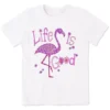 Kids Daisy FlamingoCrusher Tee