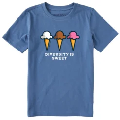 Kids Diversity Is Sweet Ice CreamCrusher Tee