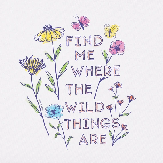 Kids Find Me Where The Wild Things Are WildflowersCrusher Tee 2 Kids Find Me Where The Wild Things Are WildflowersCrusher Tee - Image 2