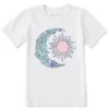 Kids Floral Sun MoonCrusher Tee
