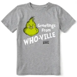 Kids Greetings From Who-Ville GrinchCrusher Tee