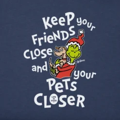 Kids Grinch Max Pets CloserCrusher Tee -One Family Clothing Kids Grinch Max Pets Closer Short Sleeve Crusher Tee 98319 2 lg