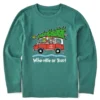 Kids Grinch And Max Who-Ville Or Bust Long Sleeve Crusher Tee