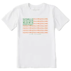 Kids Irish American Clover FlagCrusher Tee