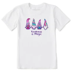 Kids Kindness Is Magic Tie Dye GnomesCrusher Tee