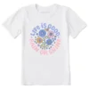 Kids LIG Rain Or Shine FlowersCrusher Tee
