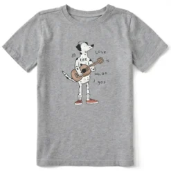 Kids Love Is What I Got Dog GuitarCrusher Tee