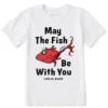 Kids May The Fish Be With You One FishCrusher Tee