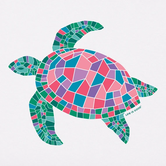 Kids Mosaic TurtleCrusher Tee 2 Kids Mosaic TurtleCrusher Tee - Image 2
