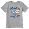 Kids One Nation Under DogCrusher Tee