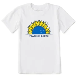Kids Peace On Earth SunflowerCrusher Tee