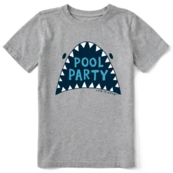 Kids Pool Party SharkCrusher Tee