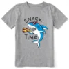 Kids Snack Time Pizza SharkCrusher Tee