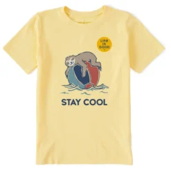 Kids Stay Cool Beachball SlothCrusher Tee