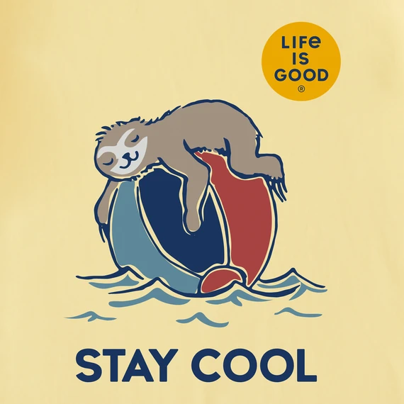 Kids Stay Cool Beachball SlothCrusher Tee 2 Kids Stay Cool Beachball SlothCrusher Tee - Image 2