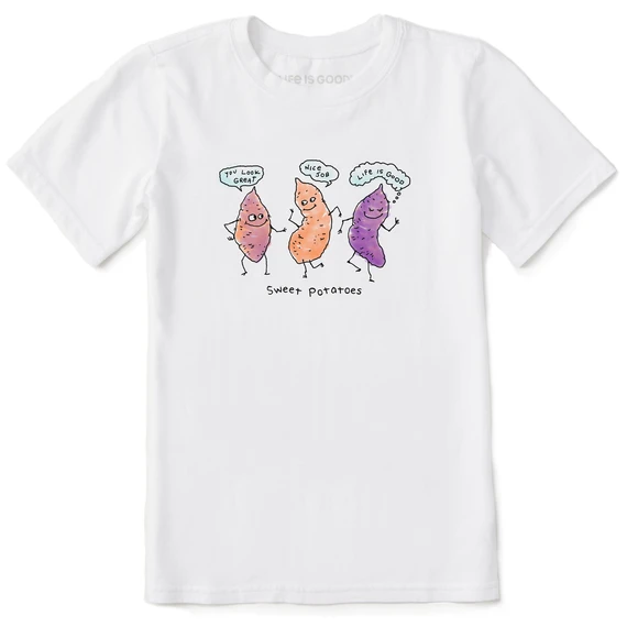 Kids Sweet PotatoesCrusher Tee 1 Kids Sweet PotatoesCrusher Tee