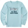 Kids The Great White Shark Long Sleeve Crusher Tee