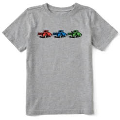 Kids Three Trucks & A DogCrusher Tee