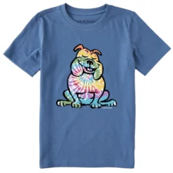 Kids Tie Dye BulldogCrusher Tee