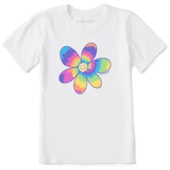 Kids Tie Dye Smiley DaisyCrusher Tee