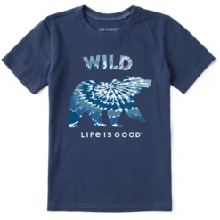 Kids Tie Dye Wild BearCrusher Tee
