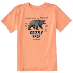 Kids Unisex The Grizzly Bear Crusher Tee