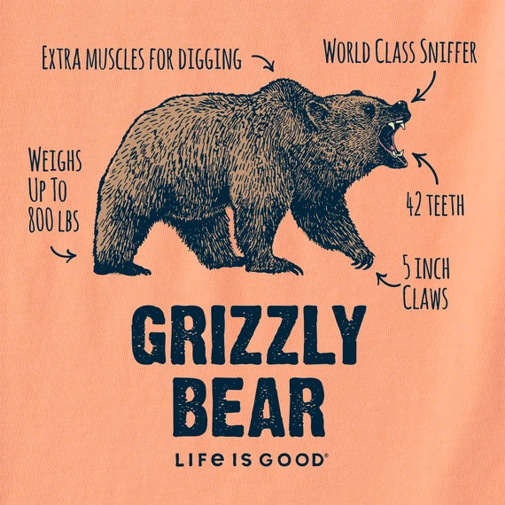 Kids Unisex The Grizzly Bear Crusher Tee 2 Kids Unisex The Grizzly Bear Crusher Tee - Image 2