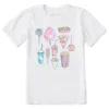 Kids Watercolor Carnival FoodieCrusher Tee