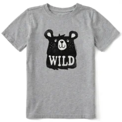 Kids Wild Bear PortraitCrusher Tee