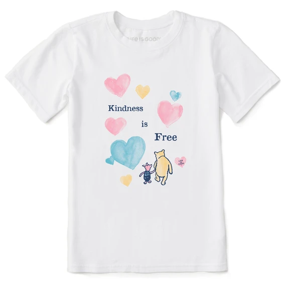 Kids Winnie Kindness Is FreeCrusher Tee 1 Kids Winnie Kindness Is FreeCrusher Tee