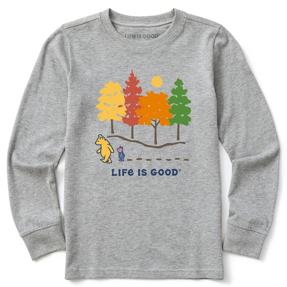 Kids Winnie Woods Fall Hike Long Sleeve Crusher Tee 1 Kids Winnie Woods Fall Hike Long Sleeve Crusher Tee
