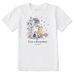 Kids Winnie And P Love Is EverywhereCrusher Tee