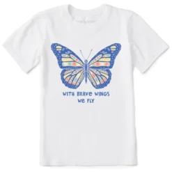Kids With Brave Wings ButterflyCrusher Tee