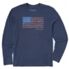 Men's Anthem Flag Long Sleeve Crusher-LITE Tee