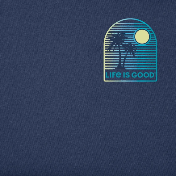 Men's Arched Palm And Sun Long Sleeve Crusher-LITE Tee 3 Men's Arched Palm And Sun Long Sleeve Crusher-LITE Tee - Image 3