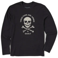 Men's Armed And Dadly Long Sleeve Crusher Tee