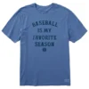 Men's Baseball Is My Favorite SeasonCrusher-LITE Tee