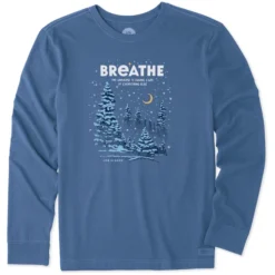 Men's Breathe Universe Winter Long Sleeve Crusher Tee