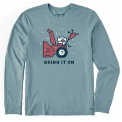 Men's Bring It On Snow Long Sleeve Crusher Tee