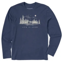Men's Cabin Escape Long Sleeve Crusher-LITE Tee