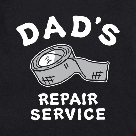 Men's Dad's Repair Service Crusher-LITE Tee 2 Men's Dad's Repair Service Crusher-LITE Tee - Image 2