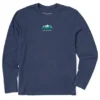 Men's Evergreen Silhouette Long Sleeve Crusher-LITE Tee