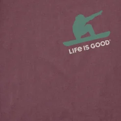 Men's Frequent Flyer Snowboard Long Sleeve Crusher Tee -One Family Clothing Mens Frequent Flyer Snowboard Long Sleeve Crusher Tee 80812 3 lg