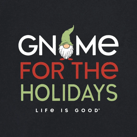Men's Gnome For The Holidays Long Sleeve Crusher Tee 2 Men's Gnome For The Holidays Long Sleeve Crusher Tee - Image 2