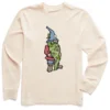 Men's Gnome Tree Beard Long Sleeve Crusher Tee